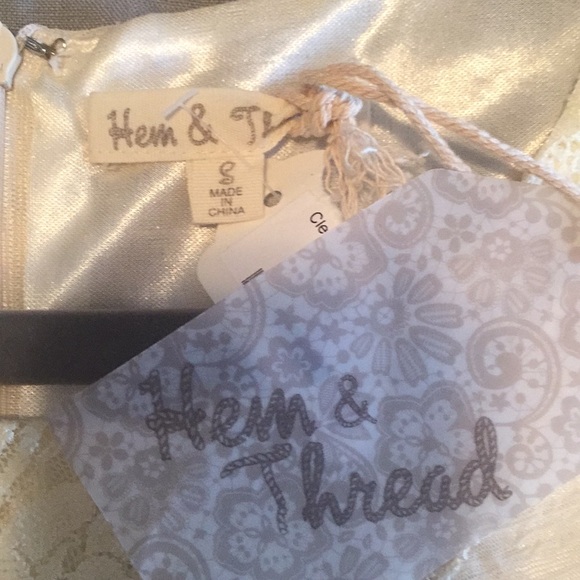 New Hem and Thread Ivory dress - Picture 7 of 7